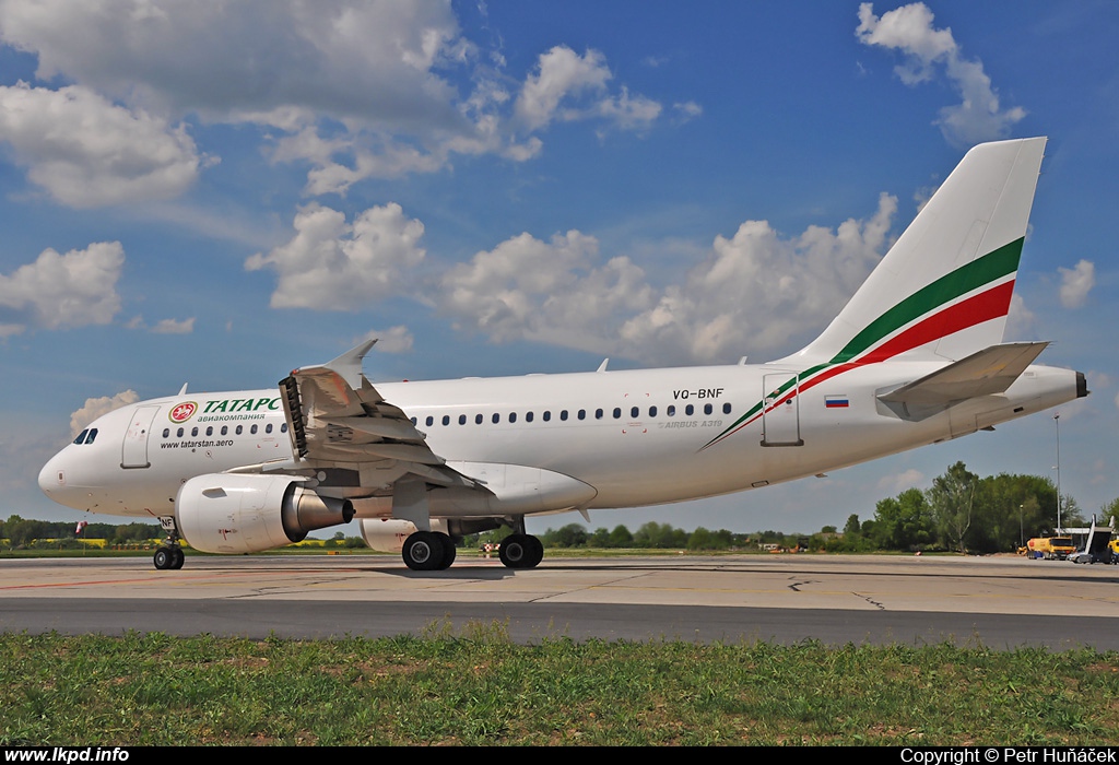 Tatarstan Airlines – Airbus A319-112 VQ-BNF