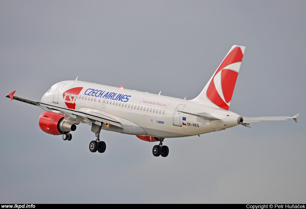 SA Czech Airlines – Airbus A319-112 OK-REQ