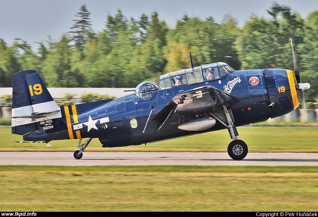 Private/Soukrom – Grumman TBM-3R HB-RDG