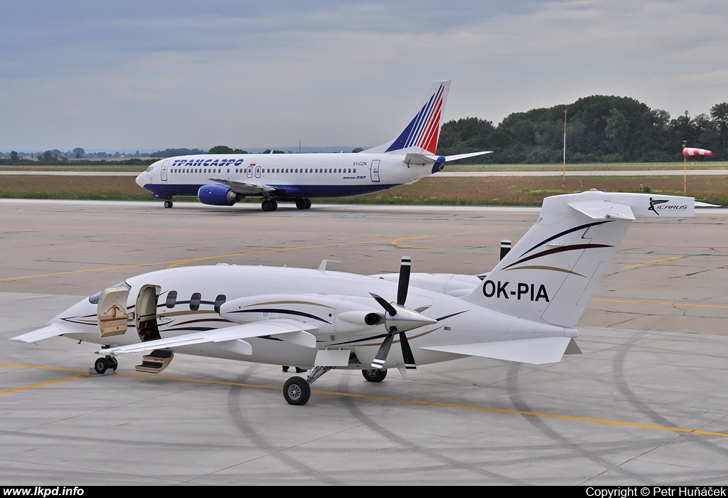 Icarus Aviation – Piaggio P-180 Avanti II OK-PIA