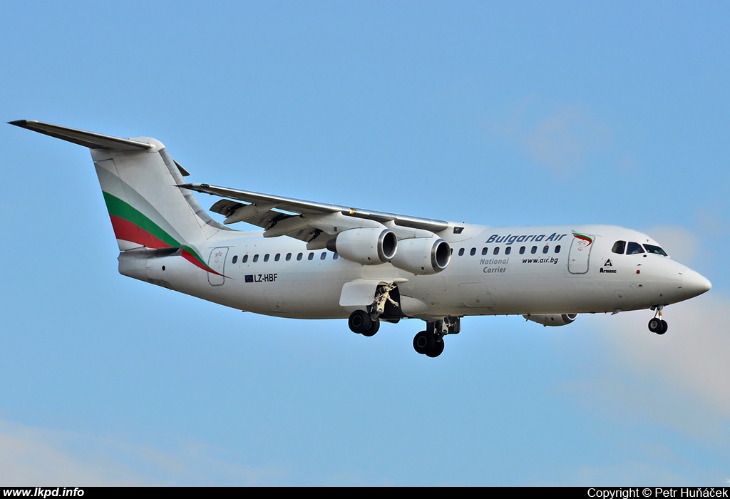 Bulgaria Air – BAE Systems Avro BAE-146-300 LZ-HBF