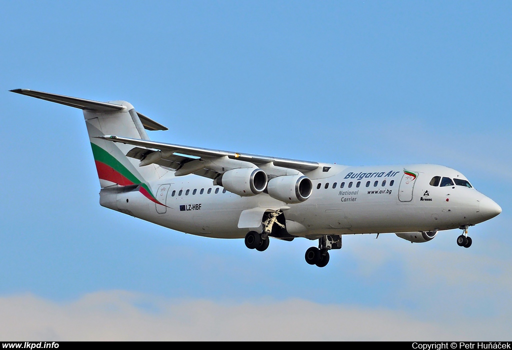 Bulgaria Air – BAE Systems Avro BAE-146-300 LZ-FBF