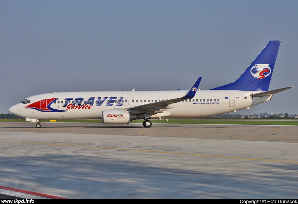 Travel Service – Boeing B737-8CX OK-TVB