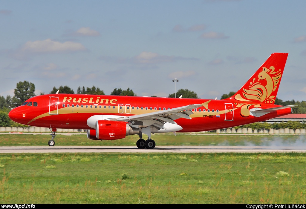 Rusline – Airbus A319-111 VP-BDY