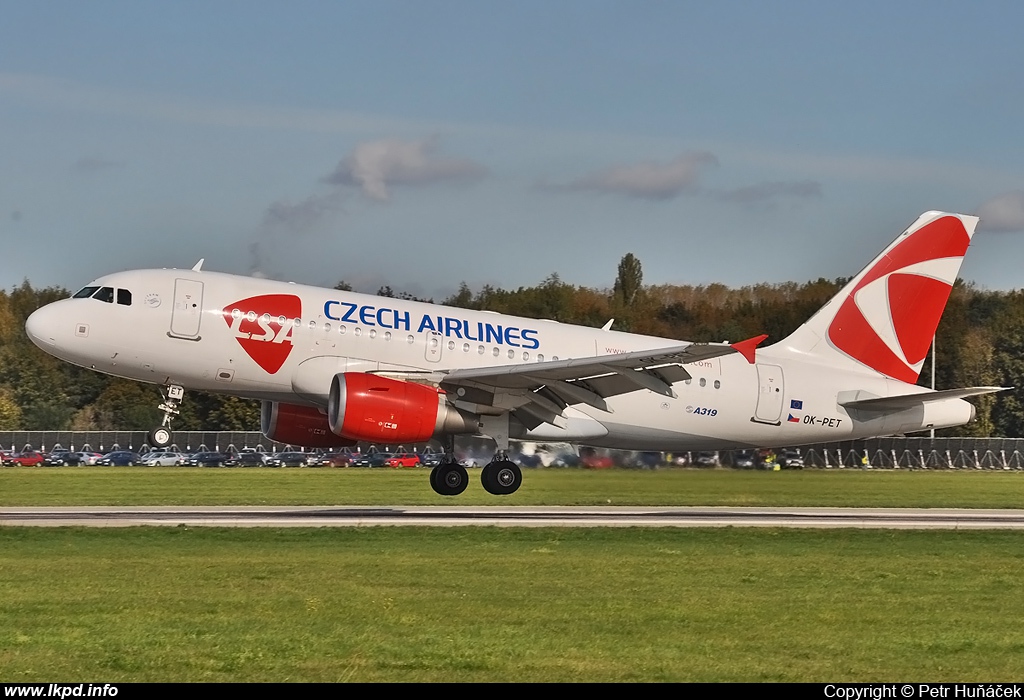 SA Czech Airlines – Airbus A319-112 OK-PET