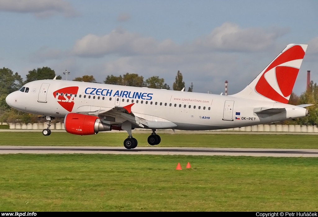 SA Czech Airlines – Airbus A319-112 OK-PET