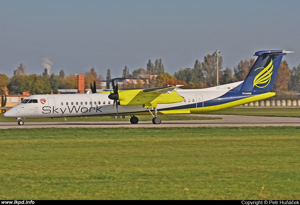 SkyWork Airlines – De Havilland Canada DHC-8-402Q Dash 8 HB-JIK