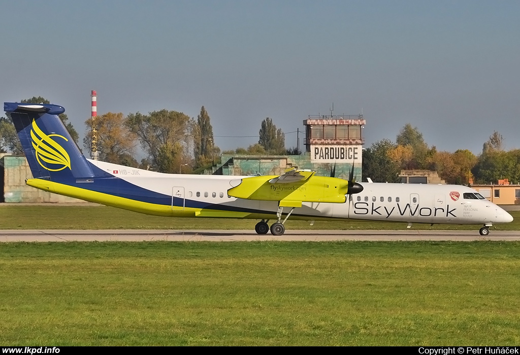 SkyWork Airlines – De Havilland Canada DHC-8-402Q Dash 8 HB-JIK