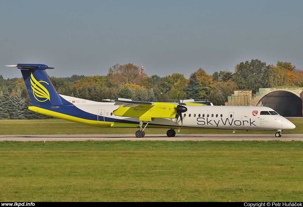 SkyWork Airlines – De Havilland Canada DHC-8-402Q Dash 8 HB-JIK