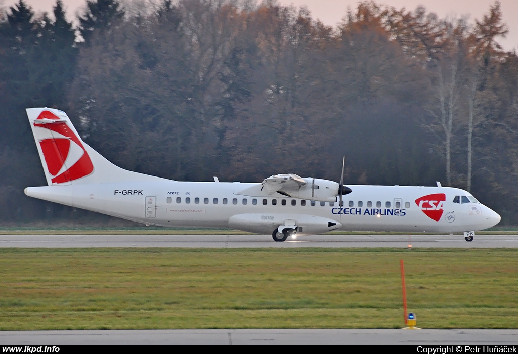 SA Czech Airlines – ATR ATR-72-212A F-GRPK