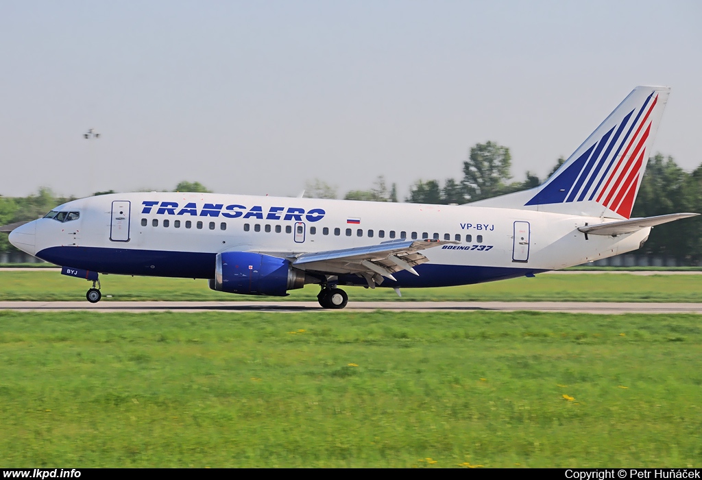 Transaero Airlines – Boeing B737-524 VP-BYJ