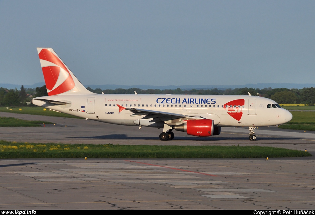 SA Czech Airlines – Airbus A319-112 OK-NEM