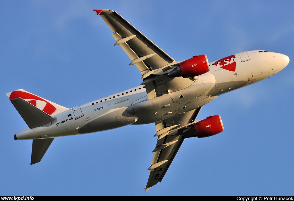 SA Czech Airlines – Airbus A319-112 OK-NEP