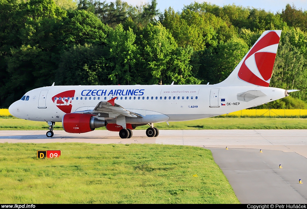 SA Czech Airlines – Airbus A319-112 OK-NEP