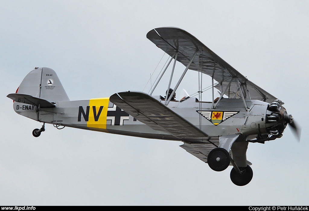 Private/Soukrom – Focke-Wulf Sk12 Stieglitz (Fw-44J) D-ENAY