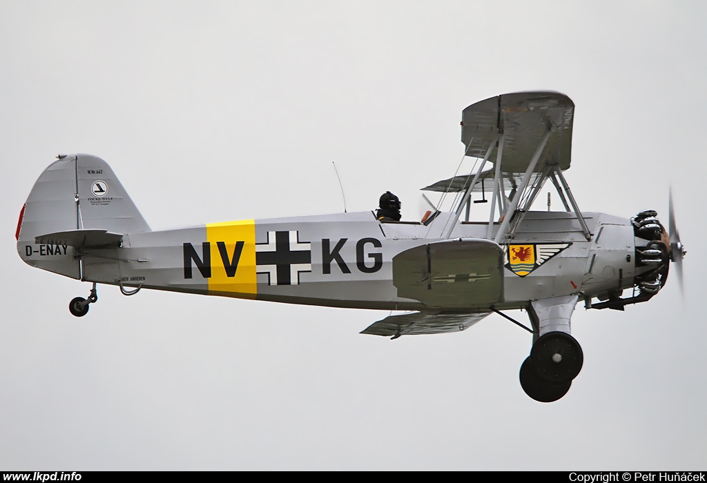 Private/Soukrom – Focke-Wulf Sk12 Stieglitz (Fw-44J) D-ENAY