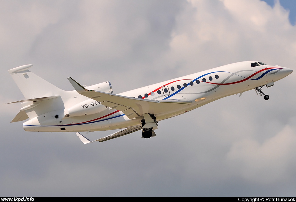 Private/Soukrom – Dassault Aviation Falcon 7X VQ-BTV