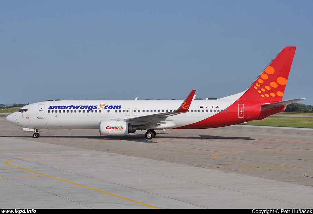 Smart Wings (SpiceJet) – Boeing B737-8GJ VT-SGQ