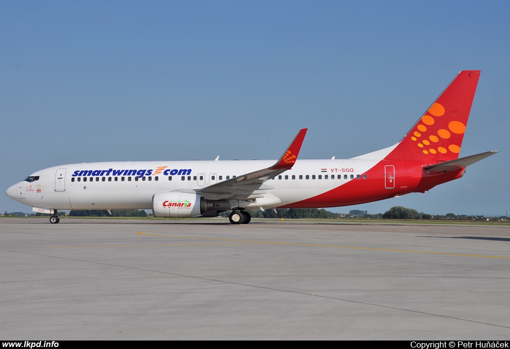 Smart Wings (SpiceJet) – Boeing B737-8GJ VT-SGQ