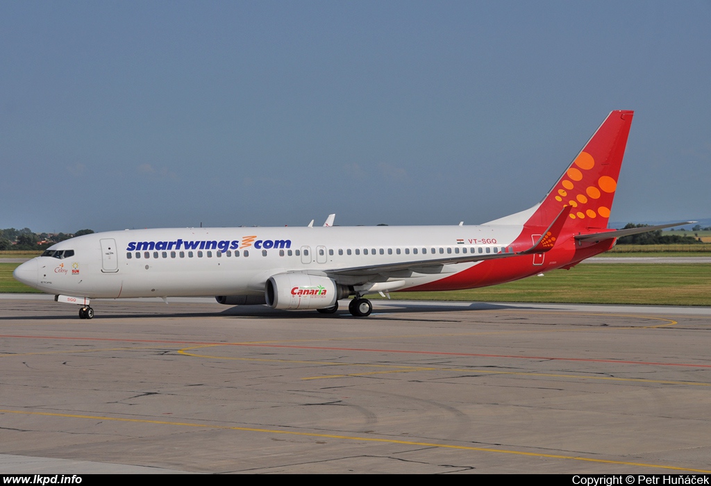 Smart Wings (SpiceJet) – Boeing B737-8GJ VT-SGQ