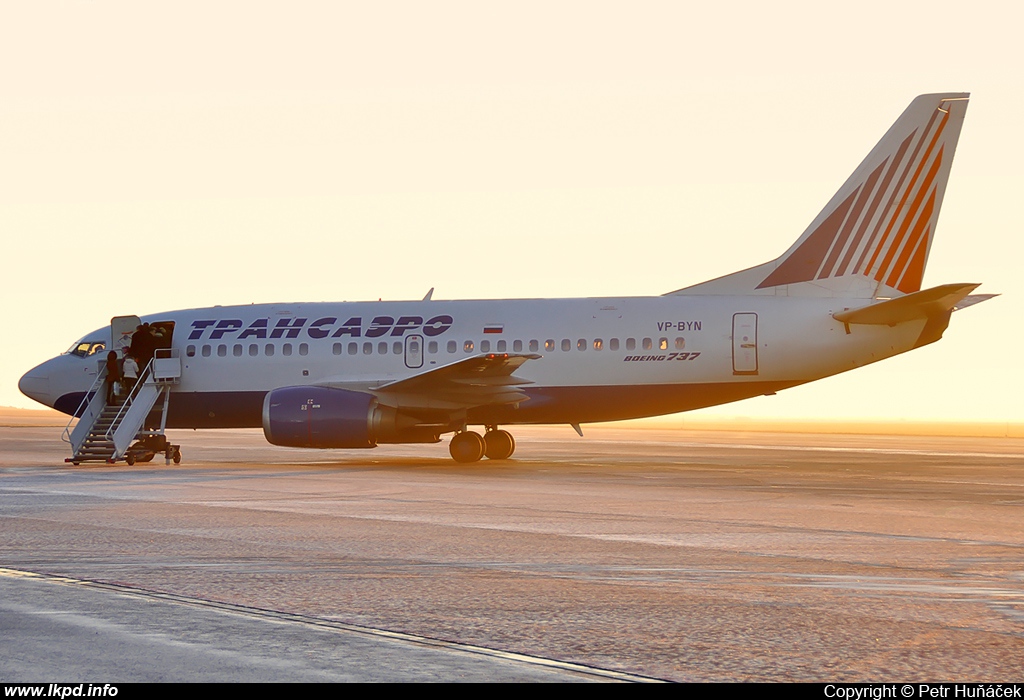 Transaero Airlines – Boeing B737-524 VP-BYN