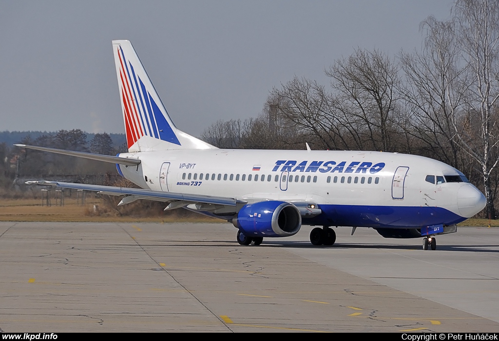 Transaero Airlines – Boeing B737-524 VP-BYT