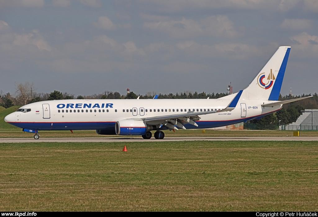 Orenair – Boeing B737-86J VP-BEN