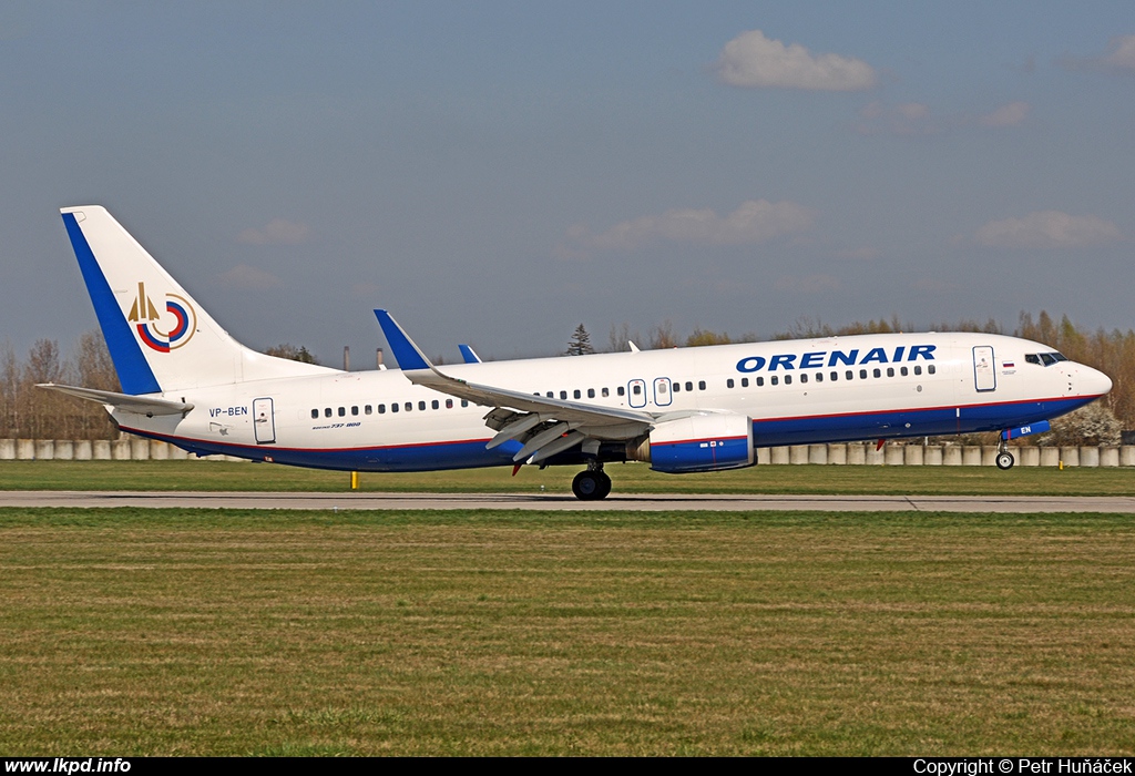 Orenair – Boeing B737-86J VP-BEN