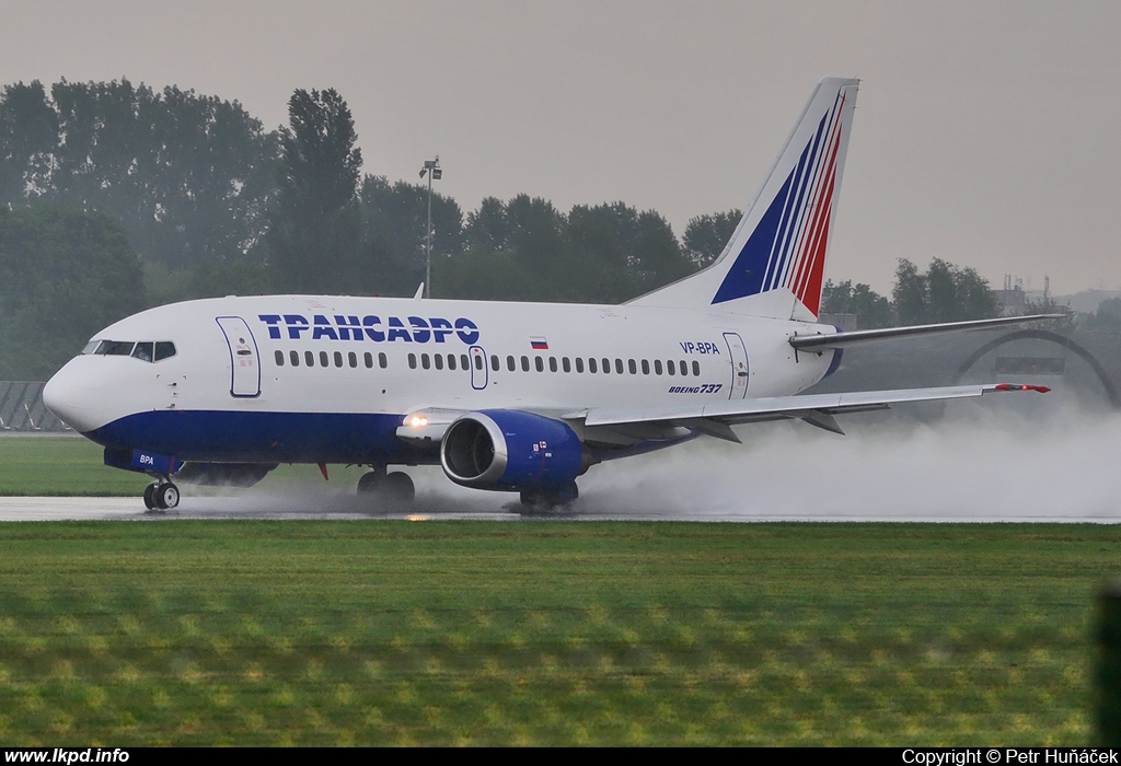 Transaero Airlines – Boeing B737-5K5 VP-BPA