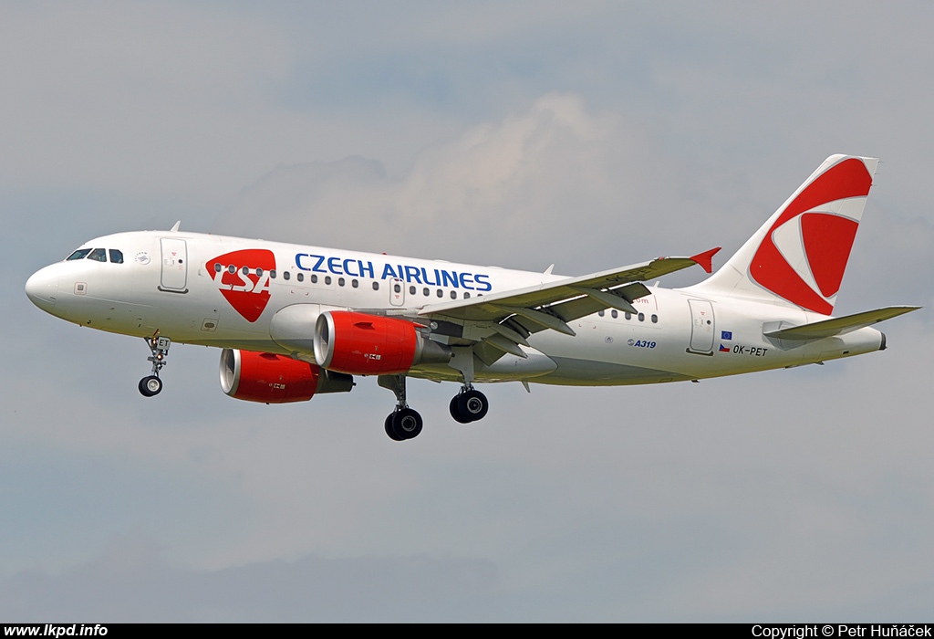 SA Czech Airlines – Airbus A319-112 OK-PET