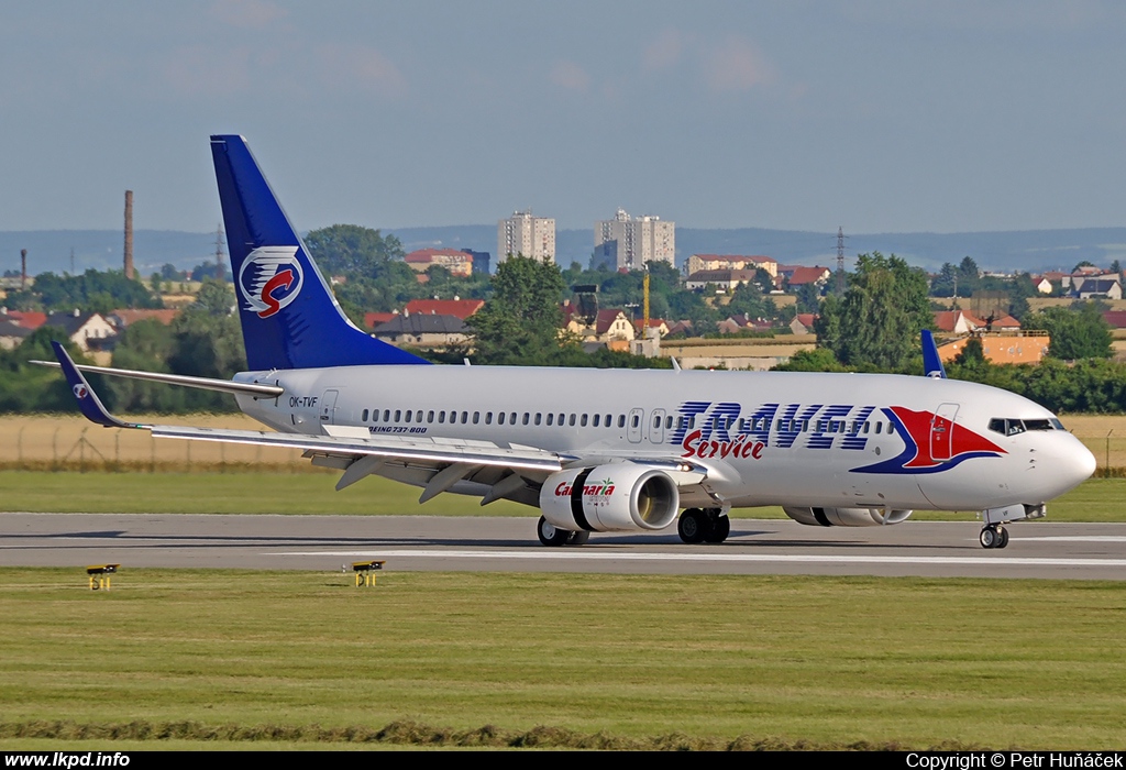 Travel Service – Boeing B737-8FH OK-TVF