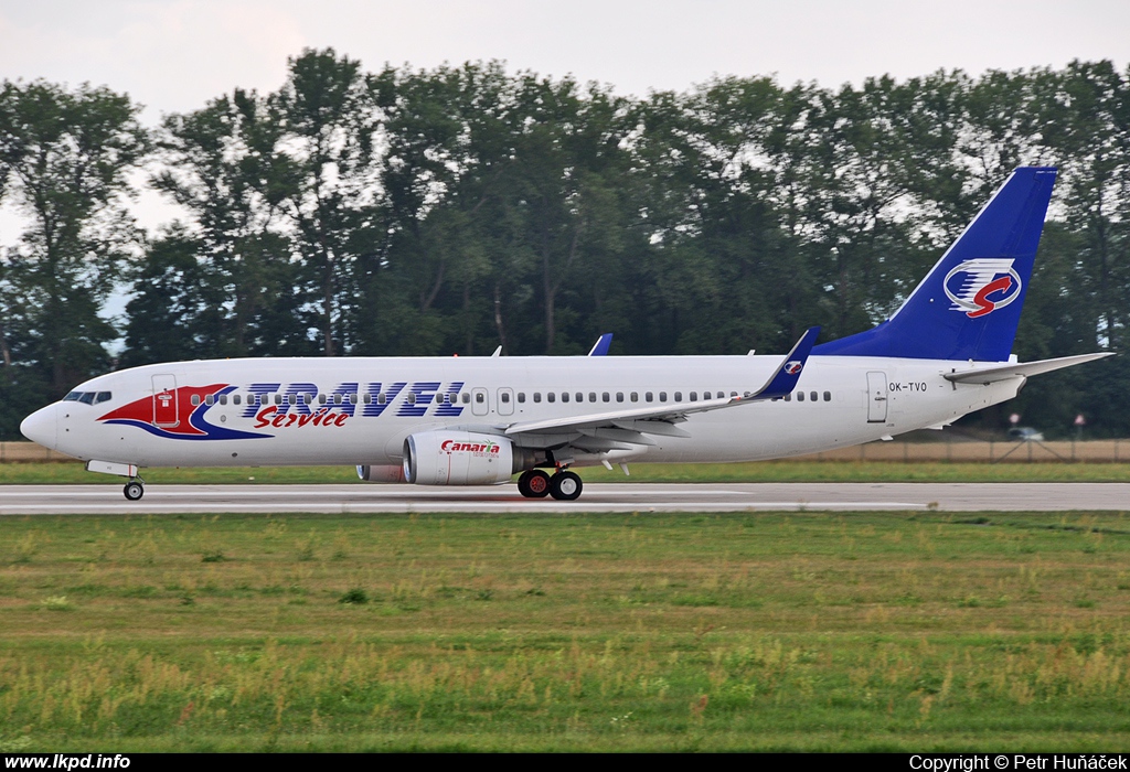 Travel Service – Boeing B737-8CX OK-TVO