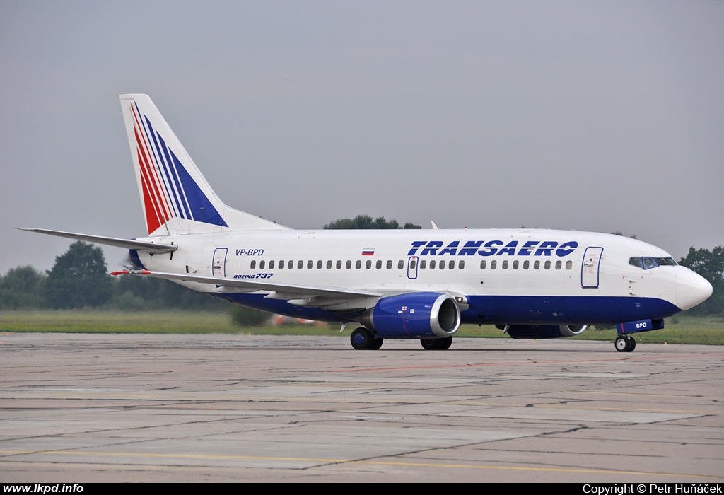 Transaero Airlines – Boeing B737-5K5 VP-BPD