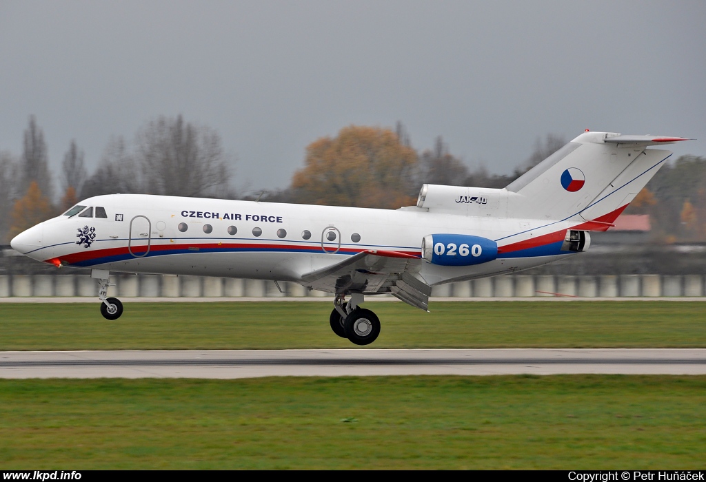 Czech Air Force – Yakovlev YAK-40 0260