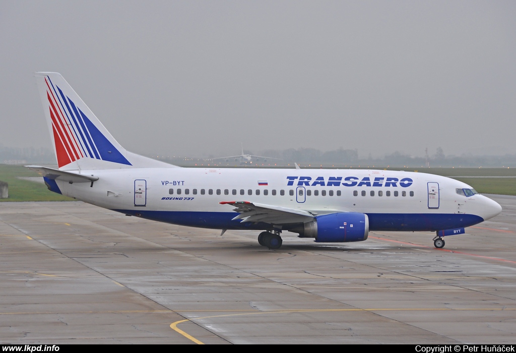 Transaero Airlines – Boeing B737-524 VP-BYT