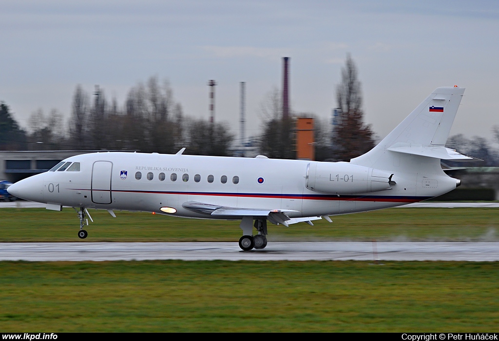 SLOVENIA AIR FORCE – Dassault Aviation Falcon 2000EX L1-01