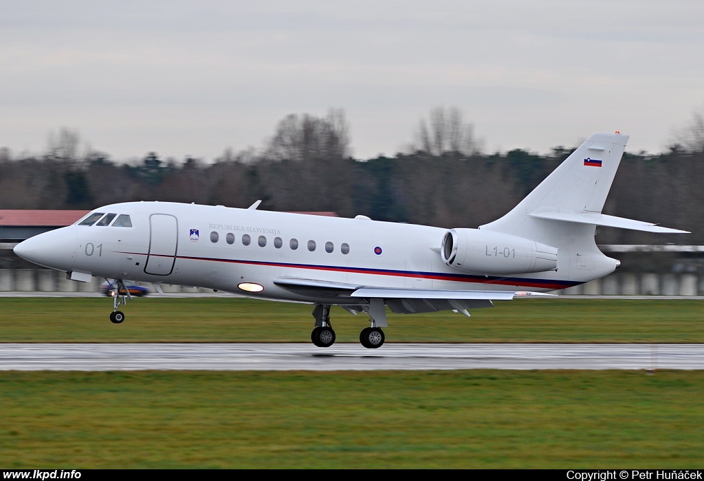 SLOVENIA AIR FORCE – Dassault Aviation Falcon 2000EX L1-01