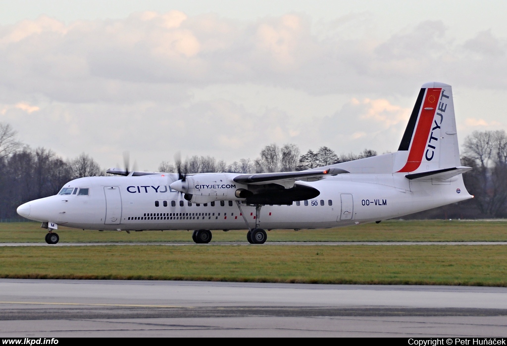 CityJet – Fokker 50 OO-VLM