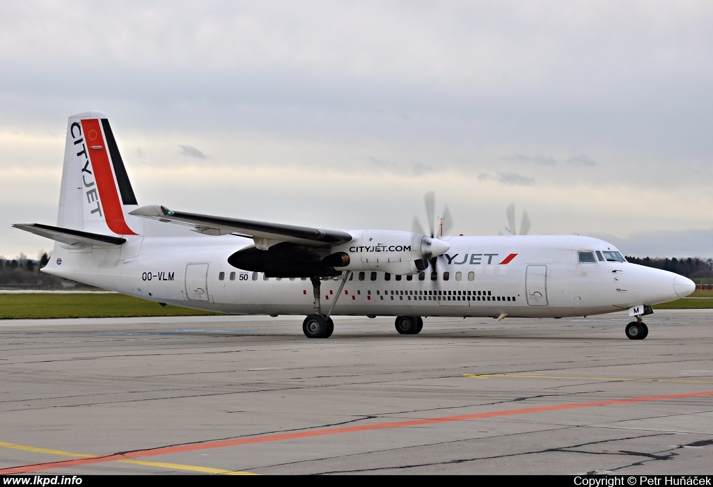 CityJet – Fokker 50 OO-VLM