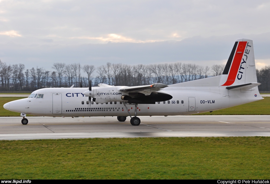 CityJet – Fokker 50 OO-VLM