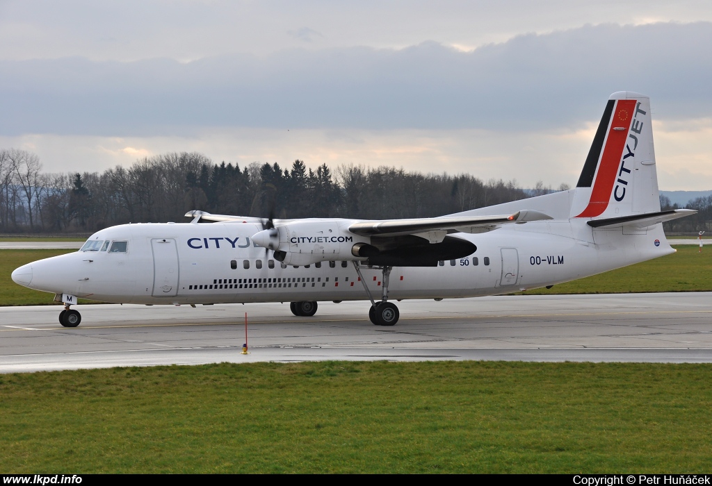 CityJet – Fokker 50 OO-VLM