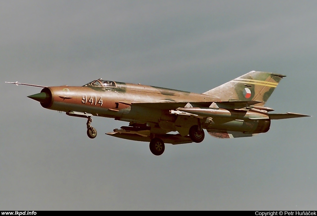 Czech Air Force – Mikoyan-Gurevich Mig-21MF 9414