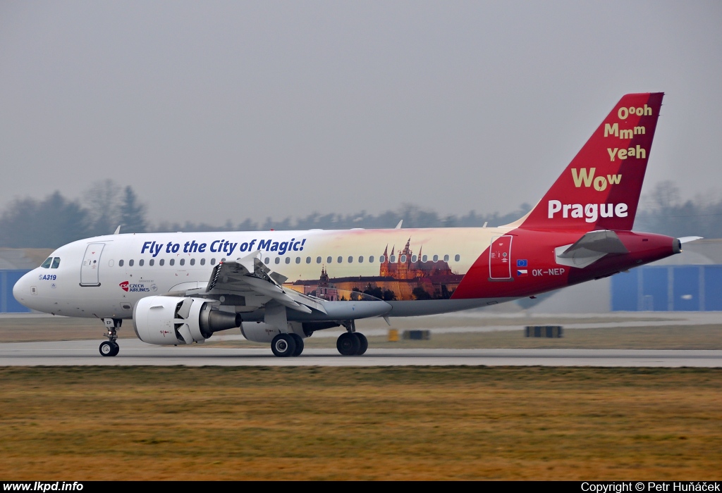 SA Czech Airlines – Airbus A319-112 OK-NEP