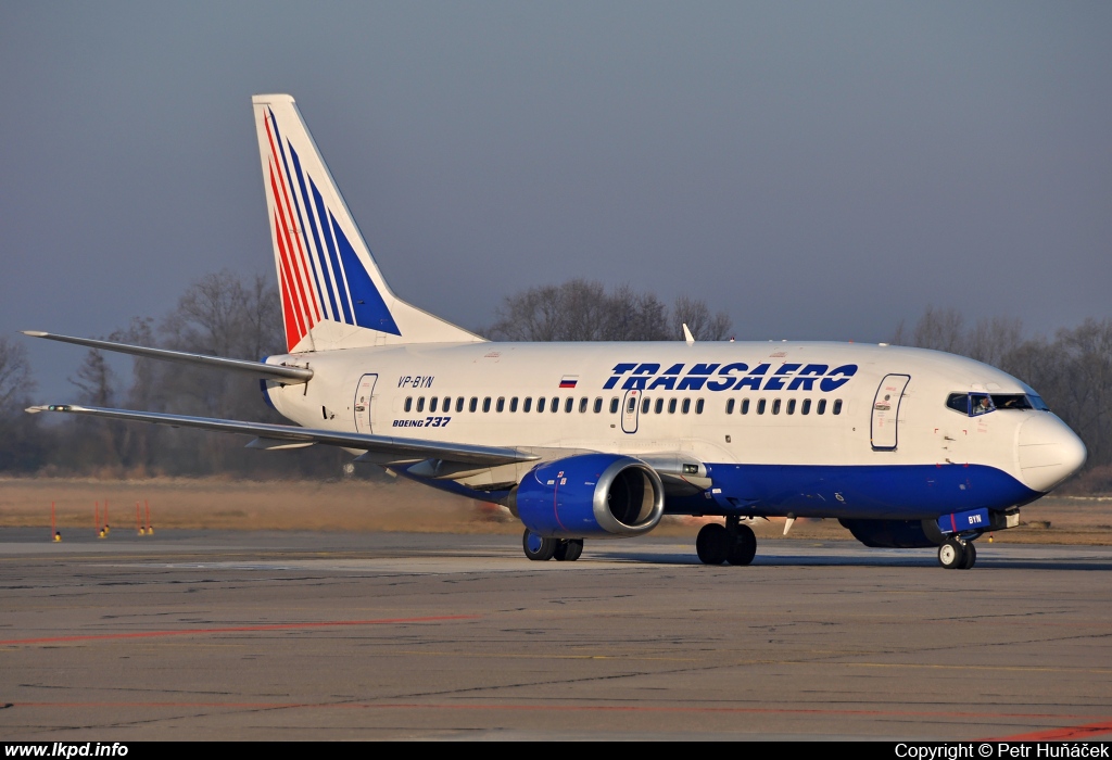 Transaero Airlines – Boeing B737-524 VP-BYN