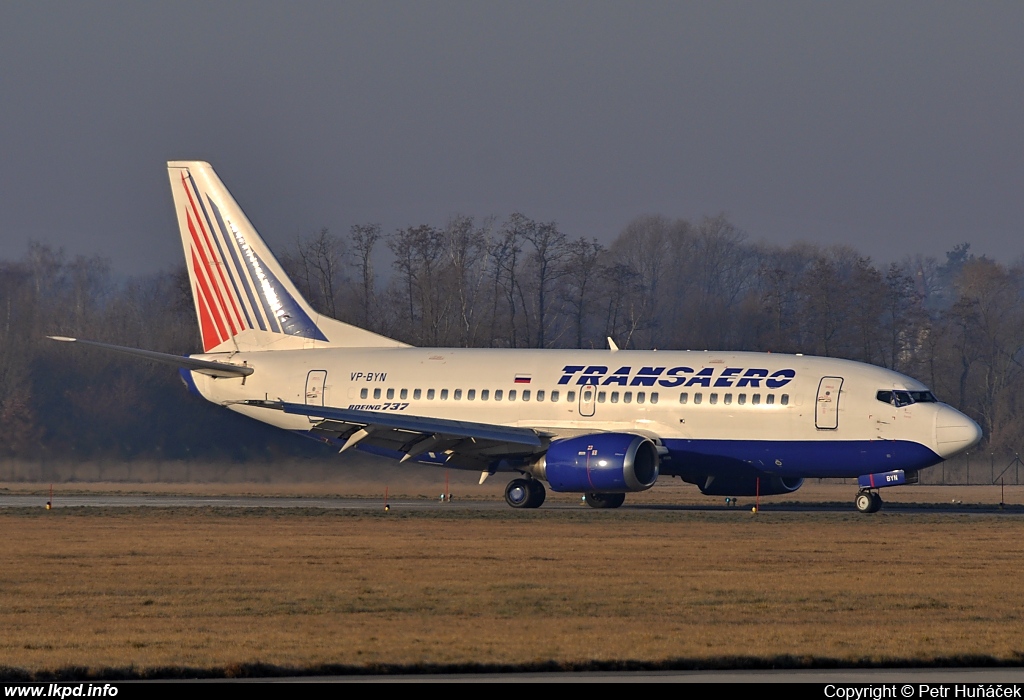 Transaero Airlines – Boeing B737-524 VP-BYN