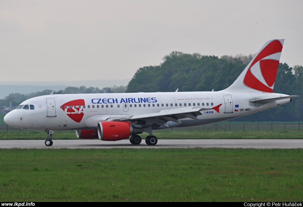 SA Czech Airlines – Airbus A319-112 OK-MEL