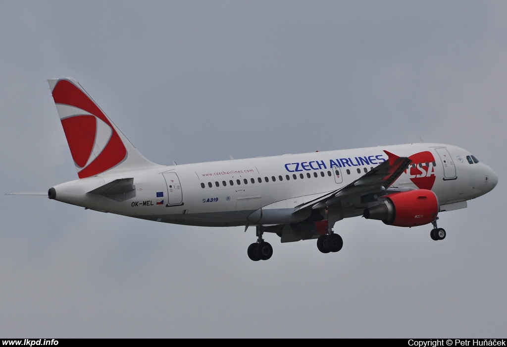 SA Czech Airlines – Airbus A319-112 OK-MEL