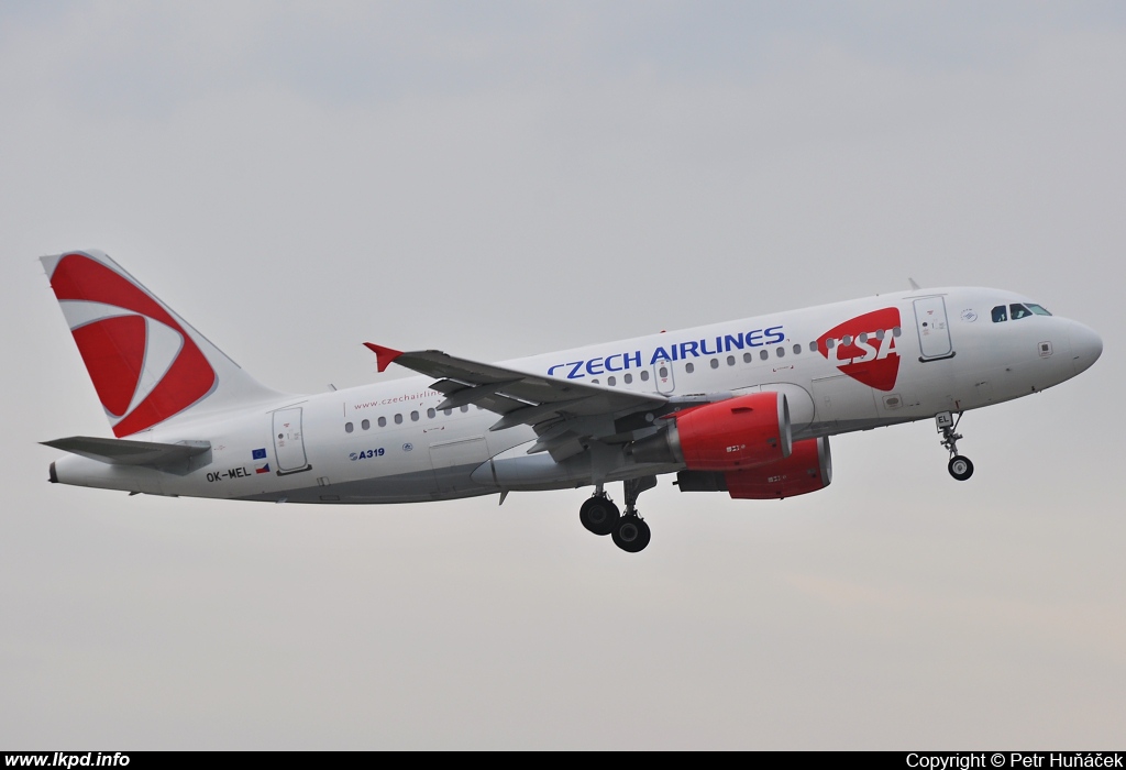 SA Czech Airlines – Airbus A319-112 OK-MEL