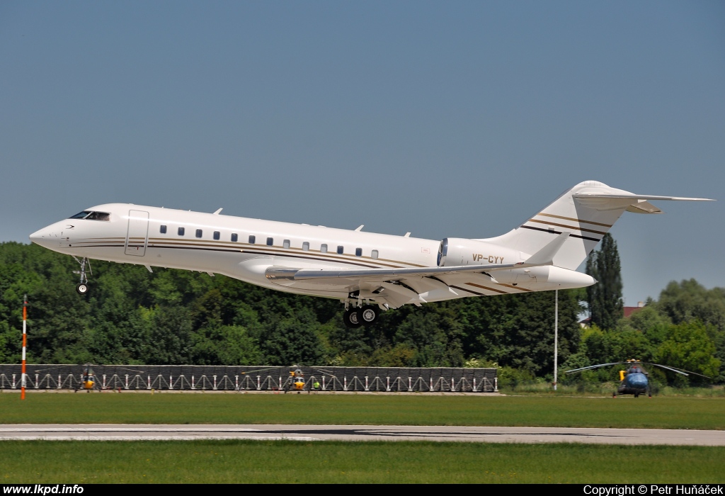 Private/Soukrom – Bombardier BD700-1A10 Global 6000 VP-CYY
