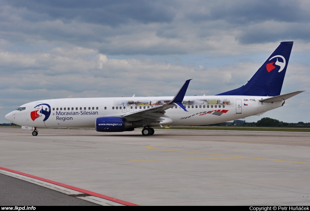 Travel Service – Boeing B737-8FN OK-TVL